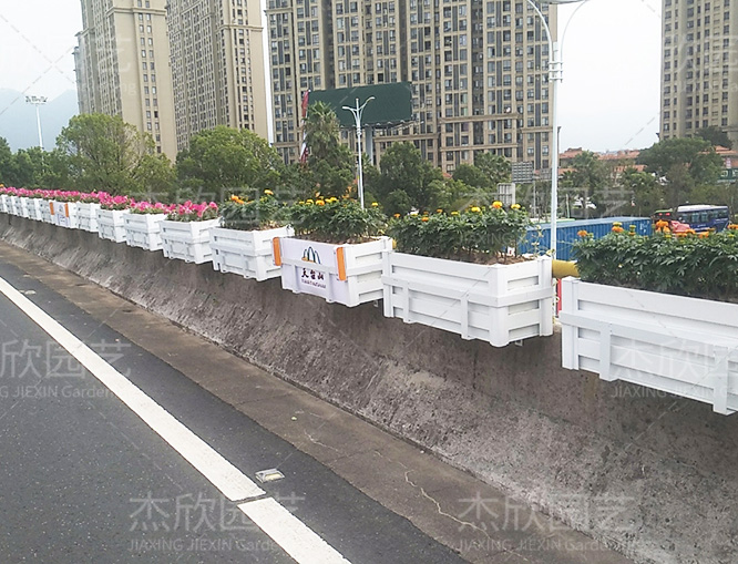 城市定制橋梁花箱臺州案例 城市定制橋梁花箱臺州案例